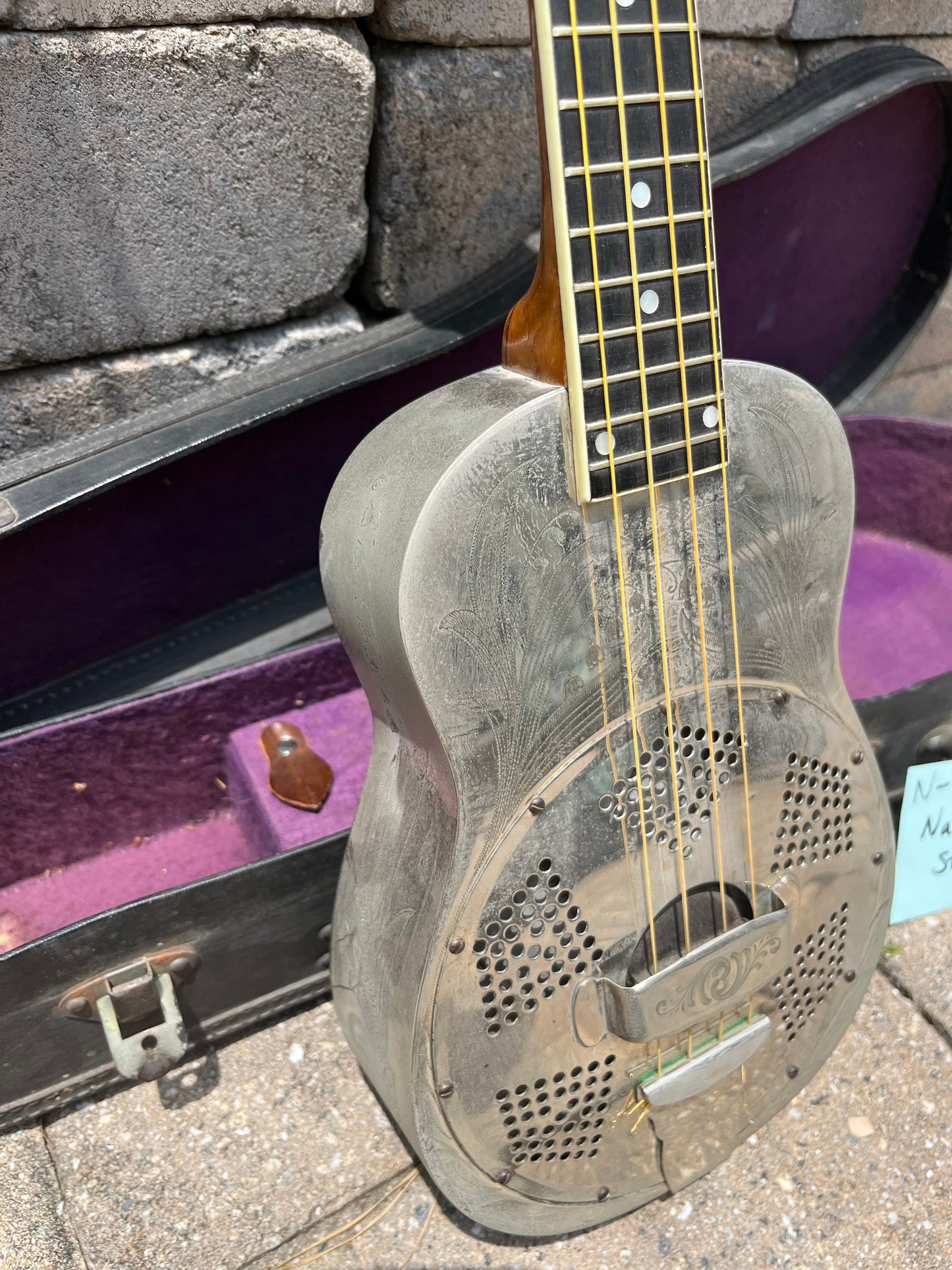 Vintage National Ukulele Style 3 Soprano Lilys of The Valley