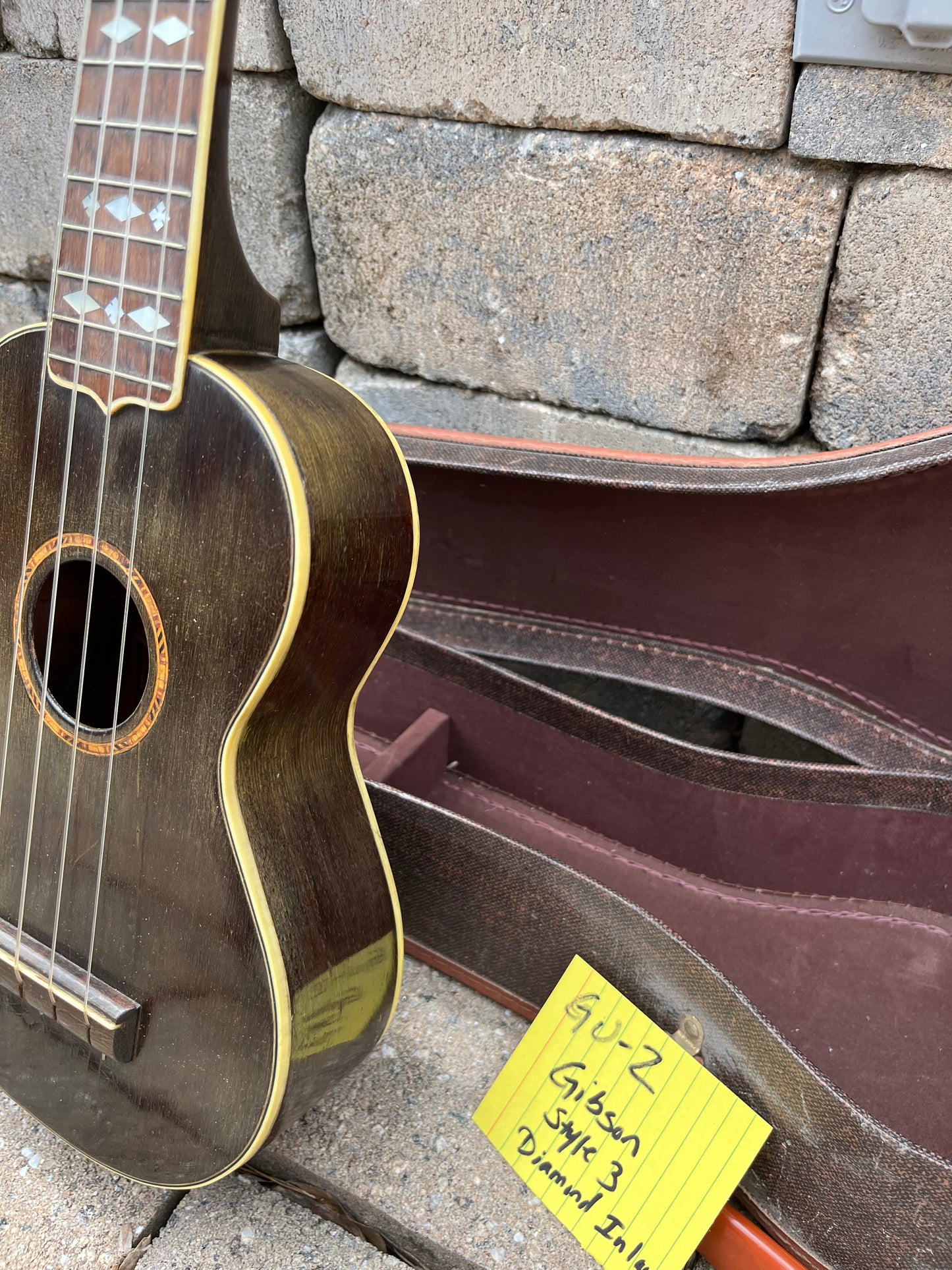 Vintage Gibson Style 3 Mahogany Ukulele Early 1930’s