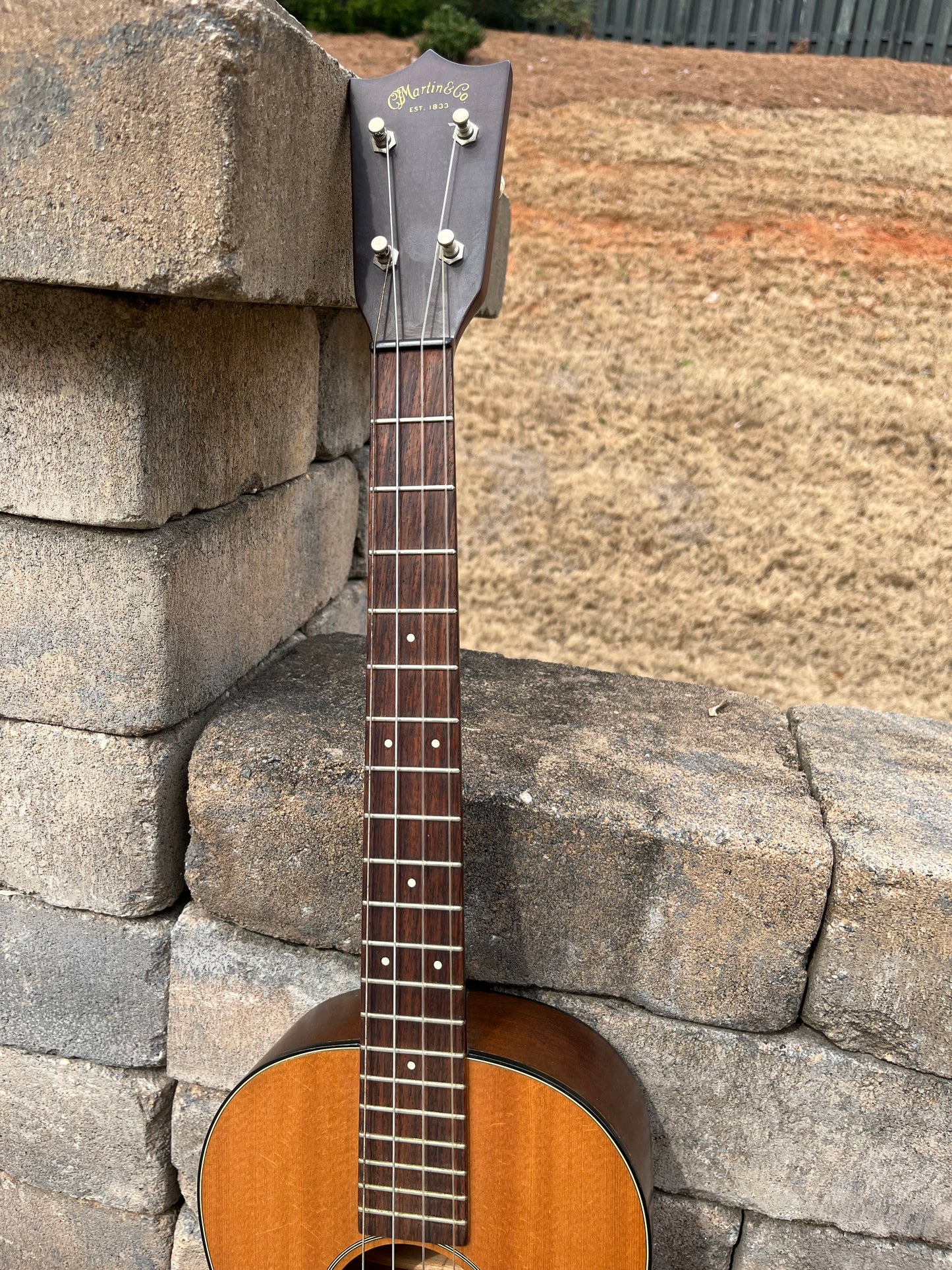 2000s Martin Baritone Custom Spruce Top Ukulele