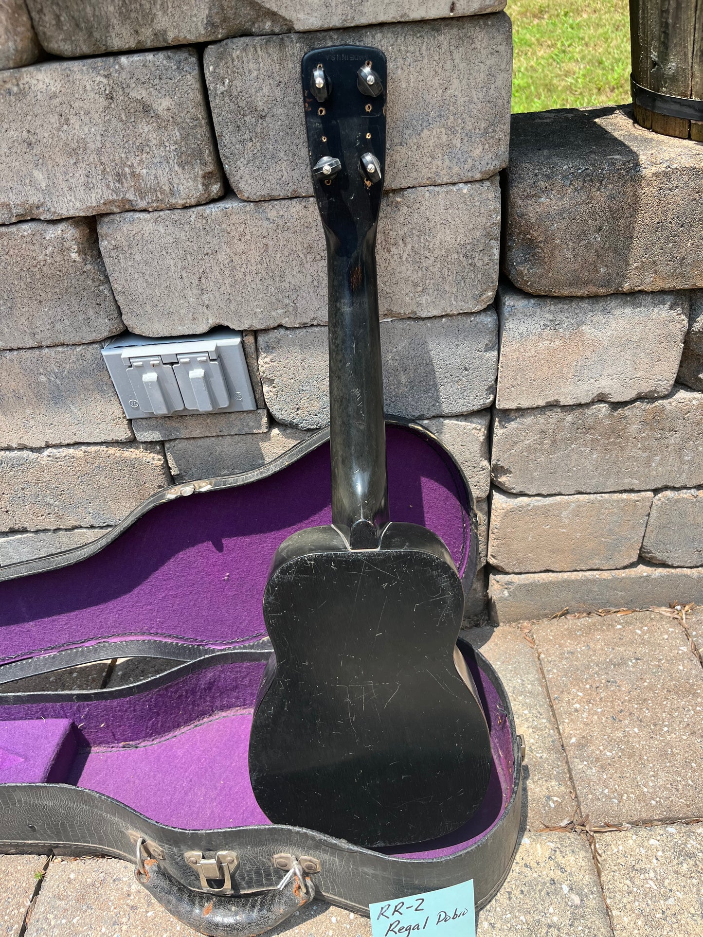 Vintage Dobro by Regal Stars and Moons Ukulele