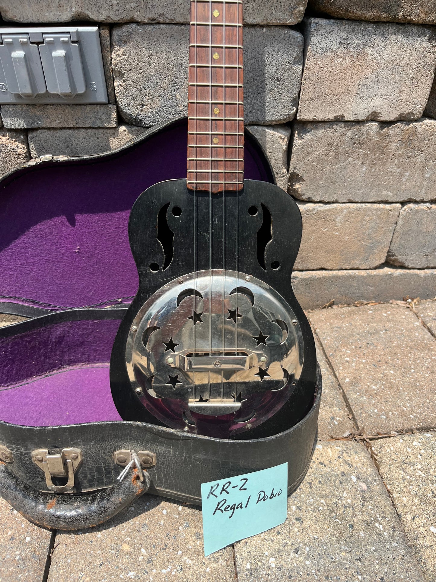 Vintage Dobro by Regal Stars and Moons Ukulele