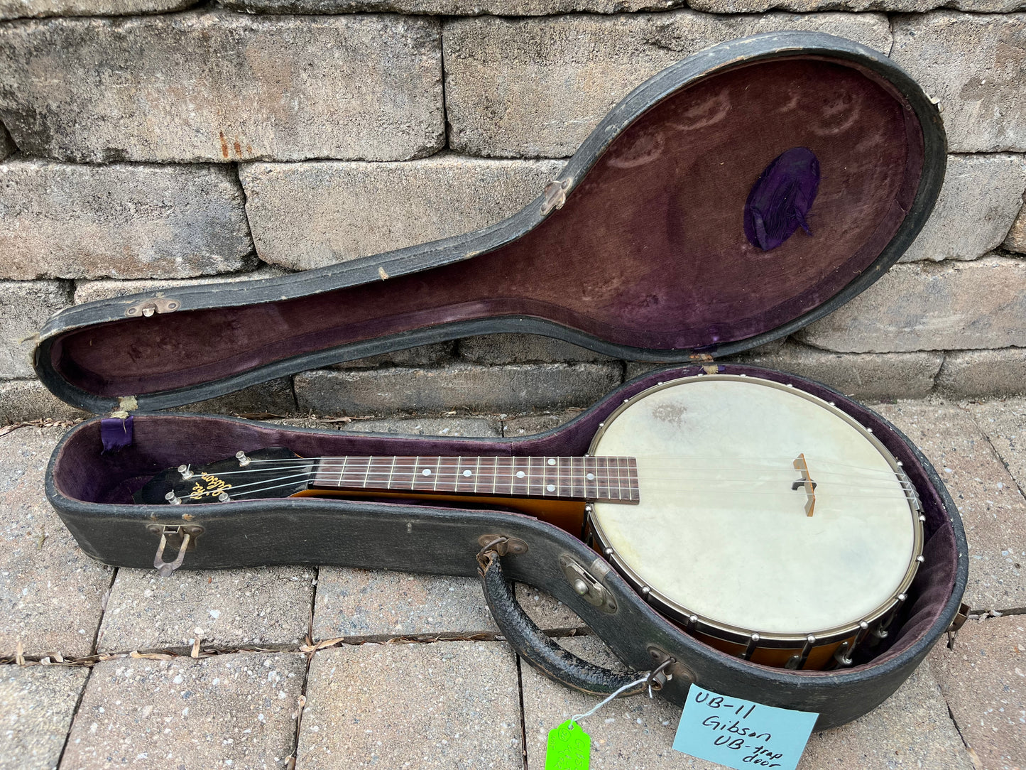 Vintage Gibson UB Trap Door Ukulele Banjo