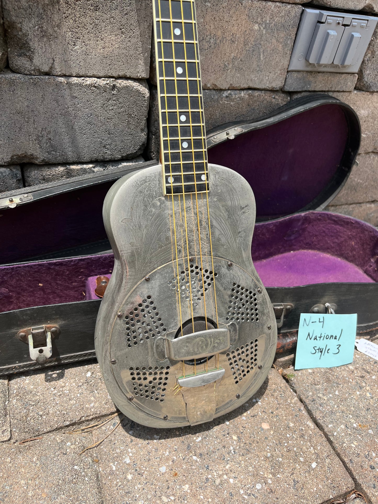 Vintage National Ukulele Style 3 Soprano Lilys of The Valley