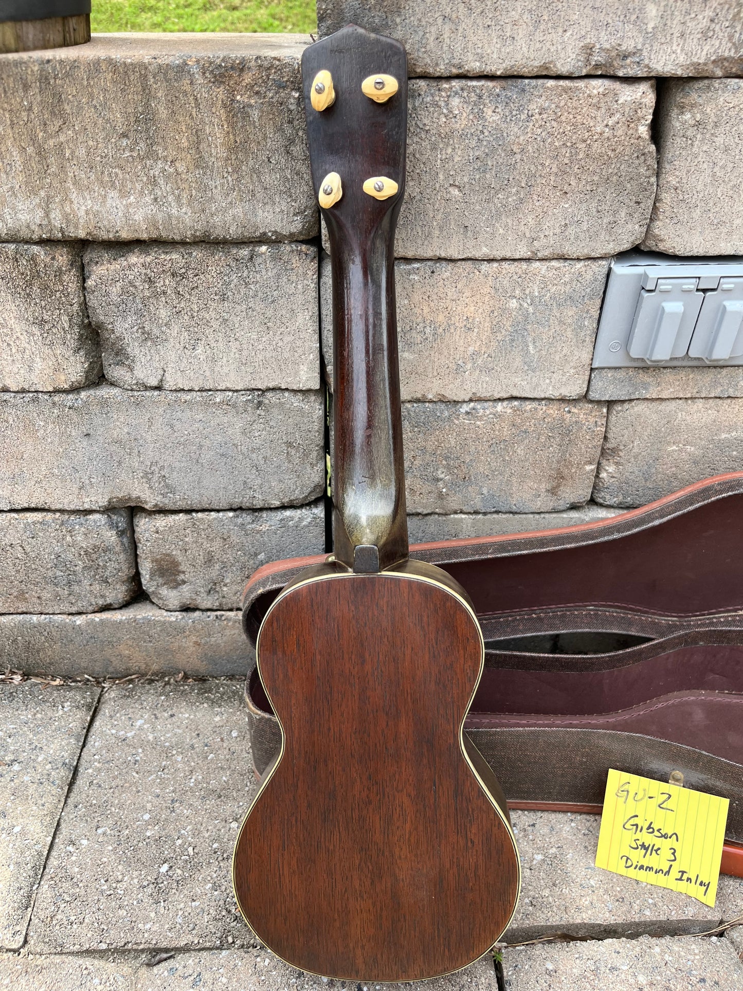 Vintage Gibson Style 3 Mahogany Ukulele Early 1930’s