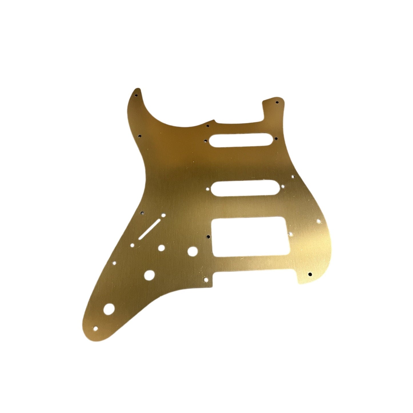New Dark Gold Brushed Anodized Aluminum SSH Stratocaster Electric Guitar Pickguard