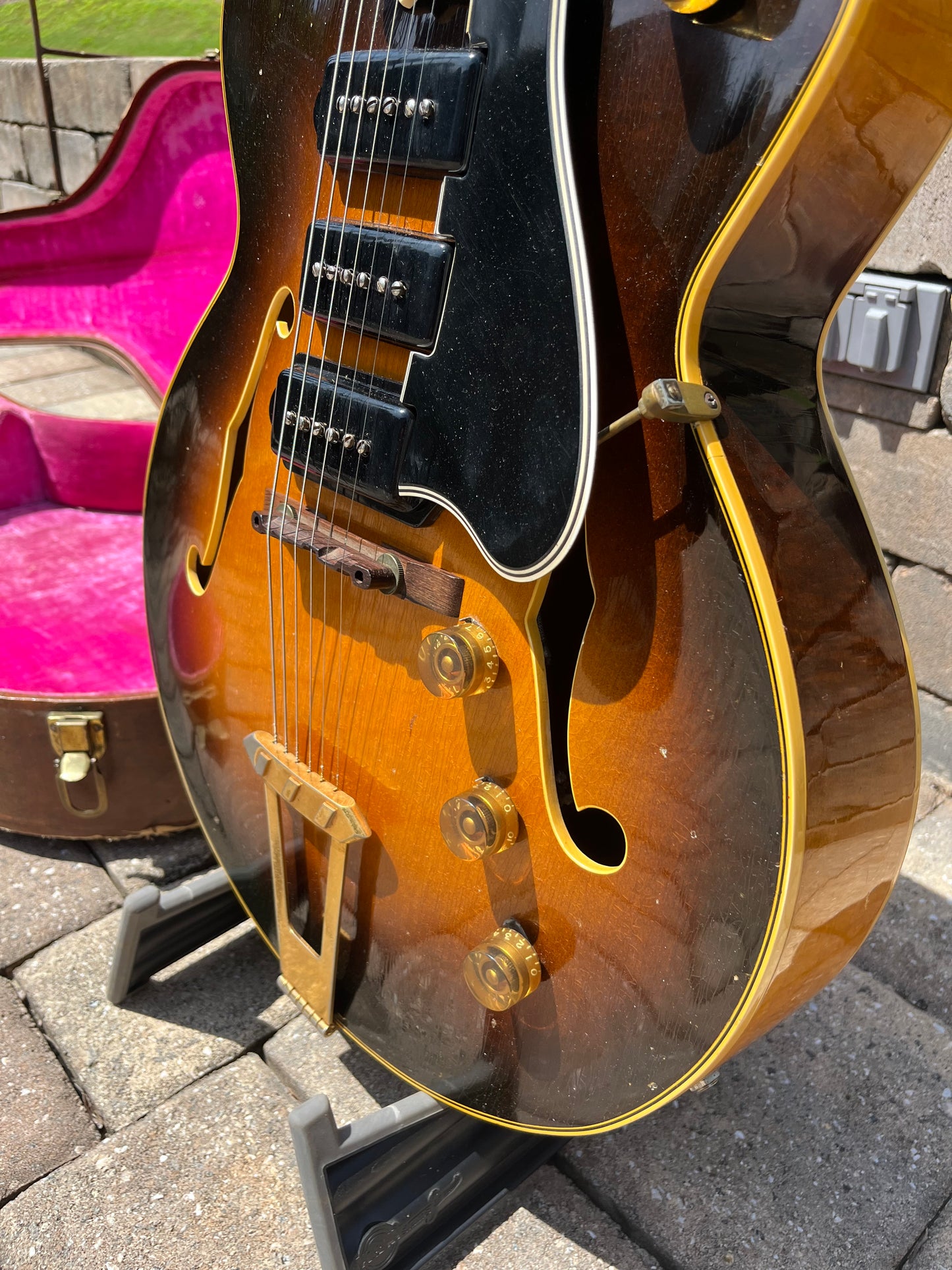 Vintage 1952 Gibson ES 5 Hollow Body Guitar