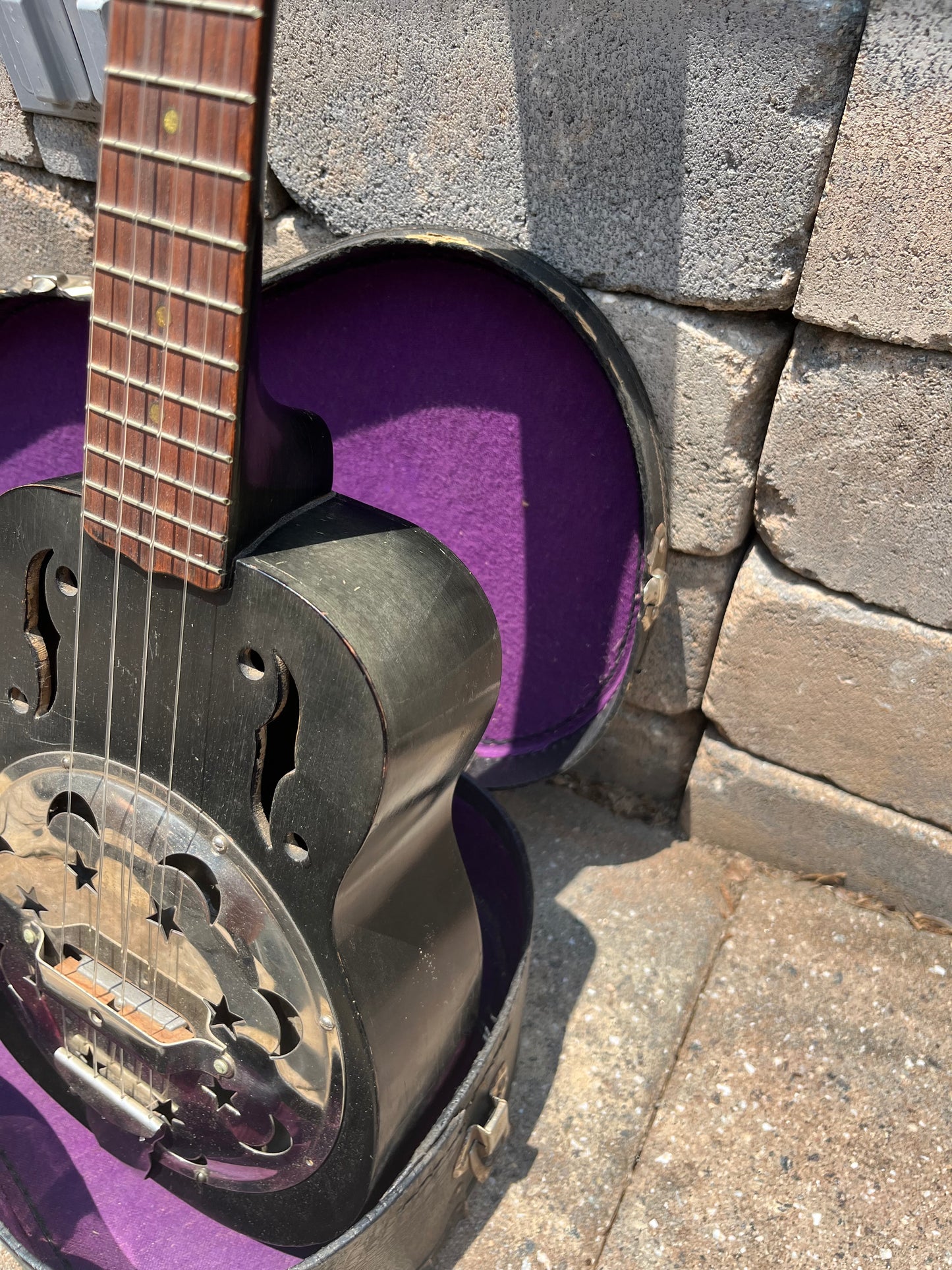 Vintage Dobro by Regal Stars and Moons Ukulele