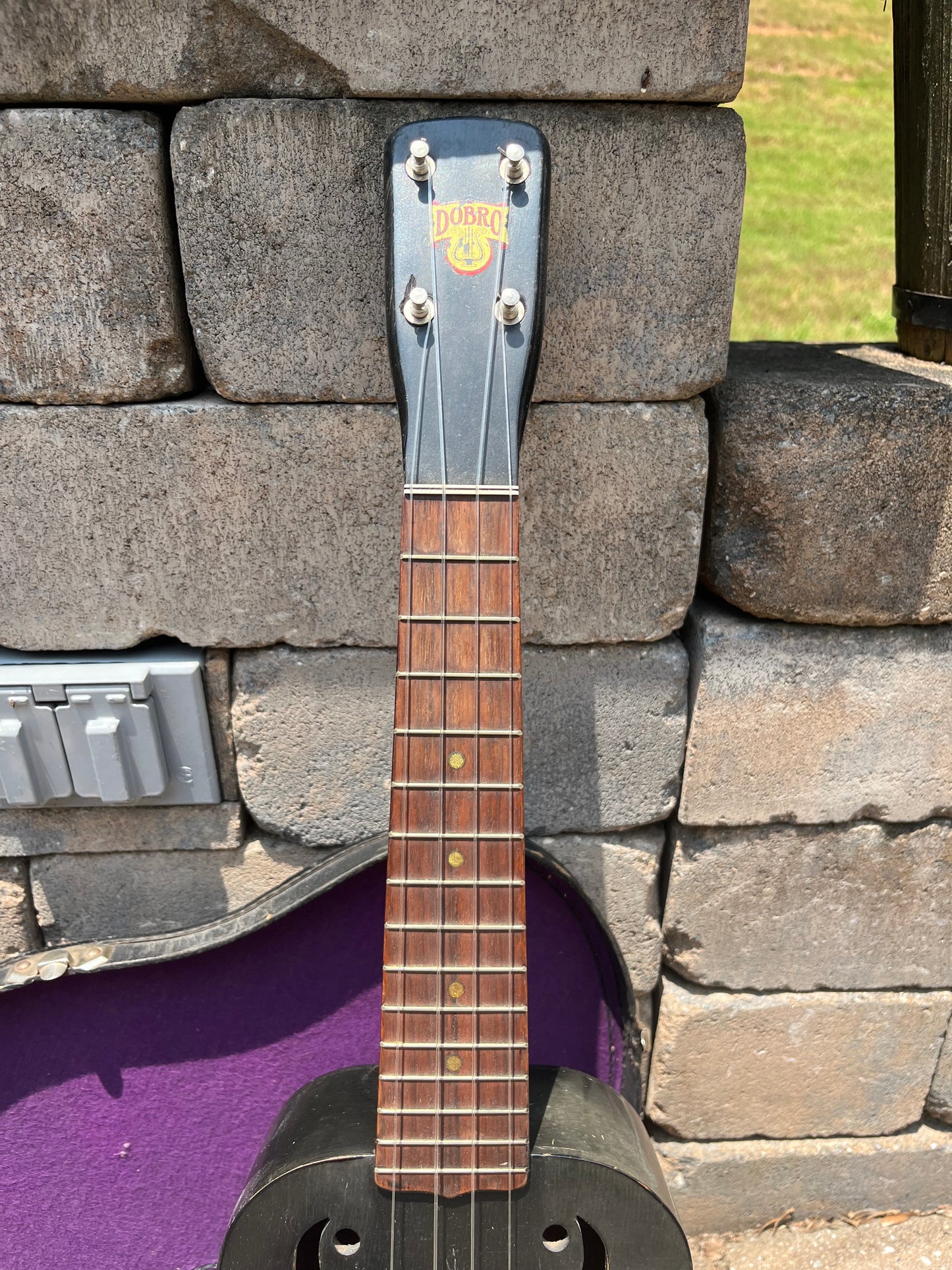 Vintage Dobro by Regal Stars and Moons Ukulele