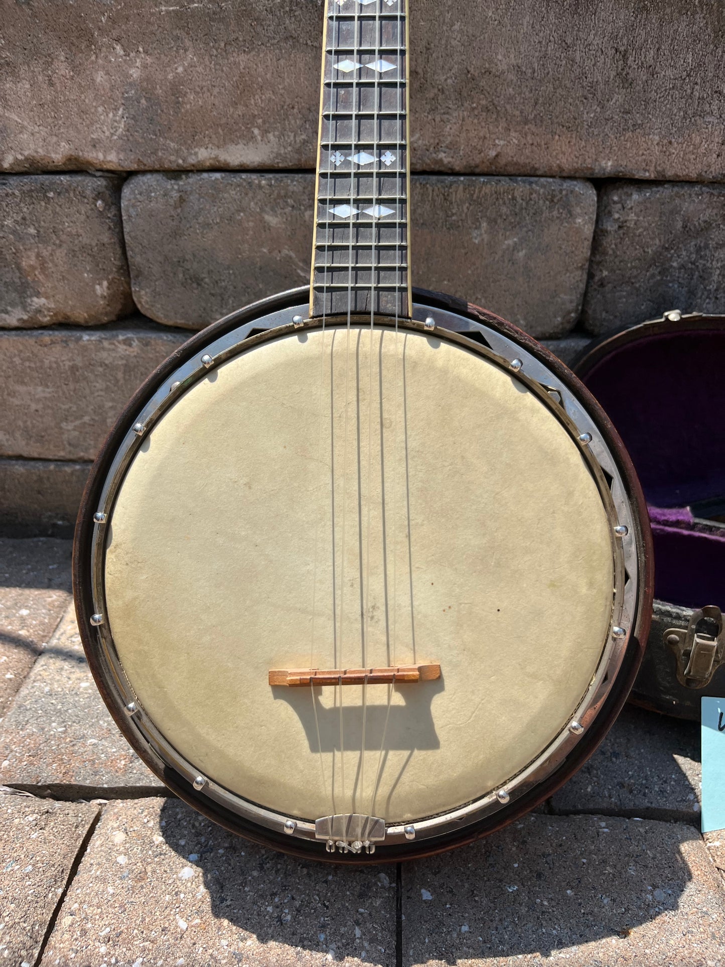 Vintage Gibson Ukulele Banjo Style 3 with Resonator