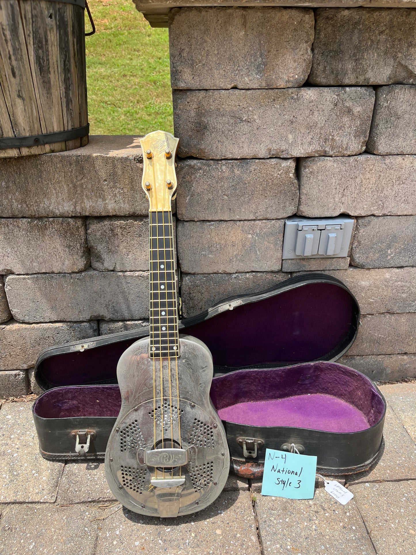 Vintage National Ukulele Style 3 Soprano Lilys of The Valley