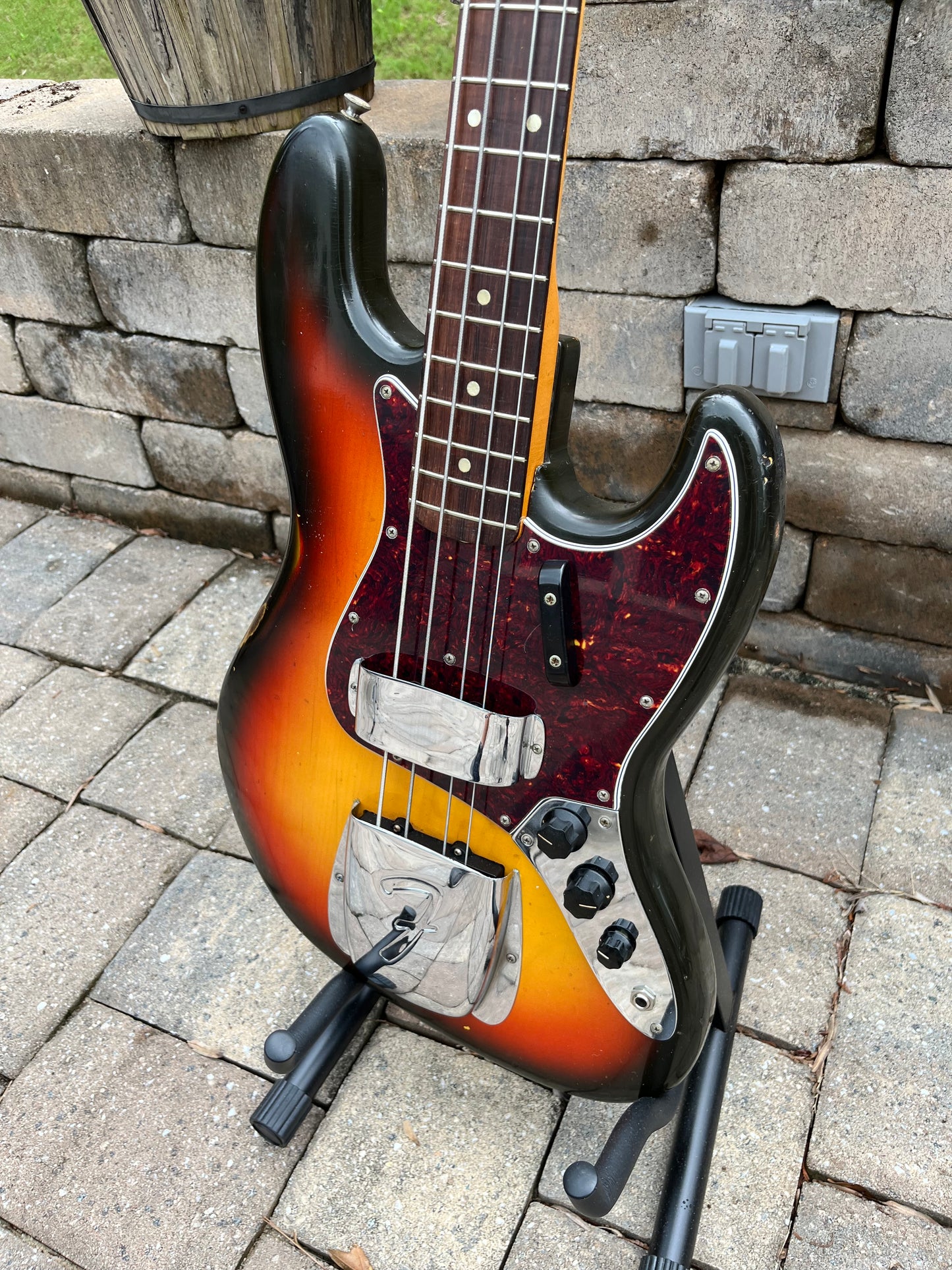 Vintage 1965 Fender American Jazz Bass Guitar