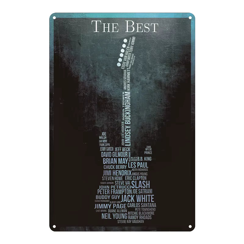 "The Best" Metal Sign