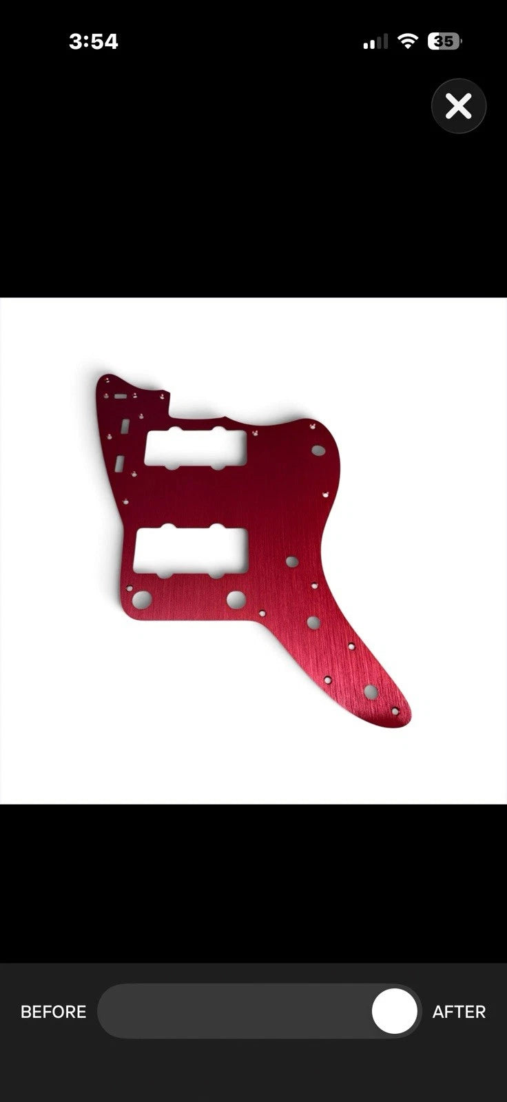 Jazzmaster Aluminum Pickguard