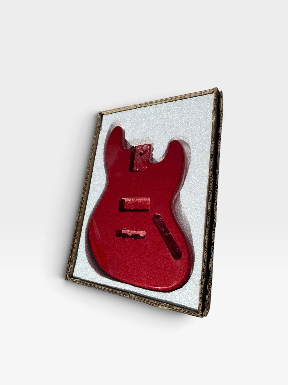 Jazz Bass DIY Project Body – Metallic Red