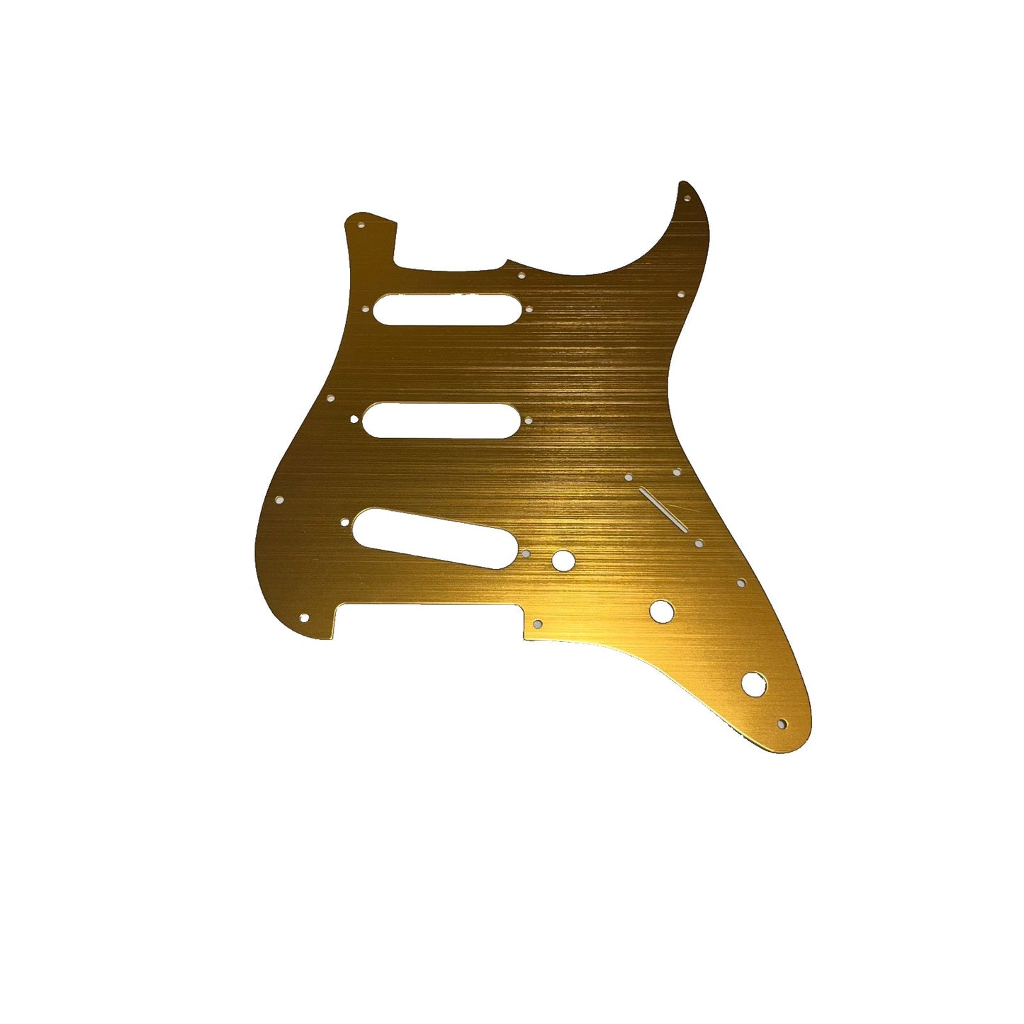 NEW GOLD ALUMINUM ANODIZED SSS STRATOCASTER ELECTRIC GUITAR PICKGUARD PG