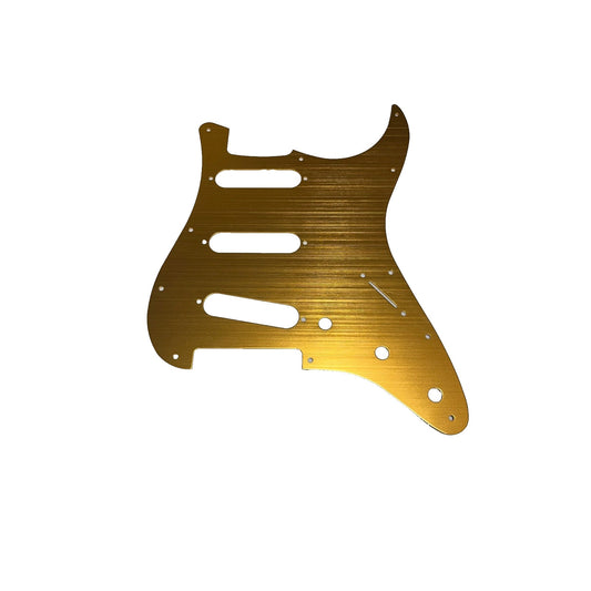 NEW GOLD ALUMINUM ANODIZED SSS STRATOCASTER ELECTRIC GUITAR PICKGUARD PG