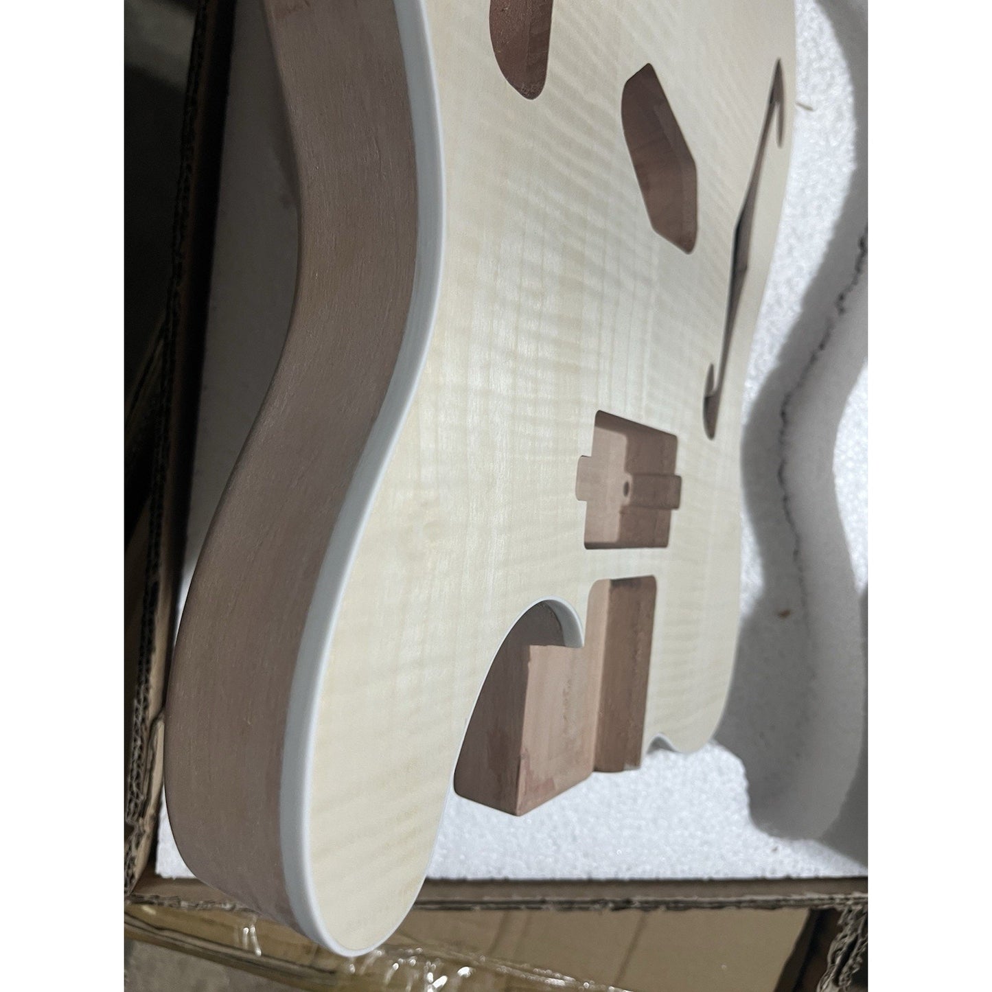 New Telecaster Thinline Electric Guitar Mahogany Project Body