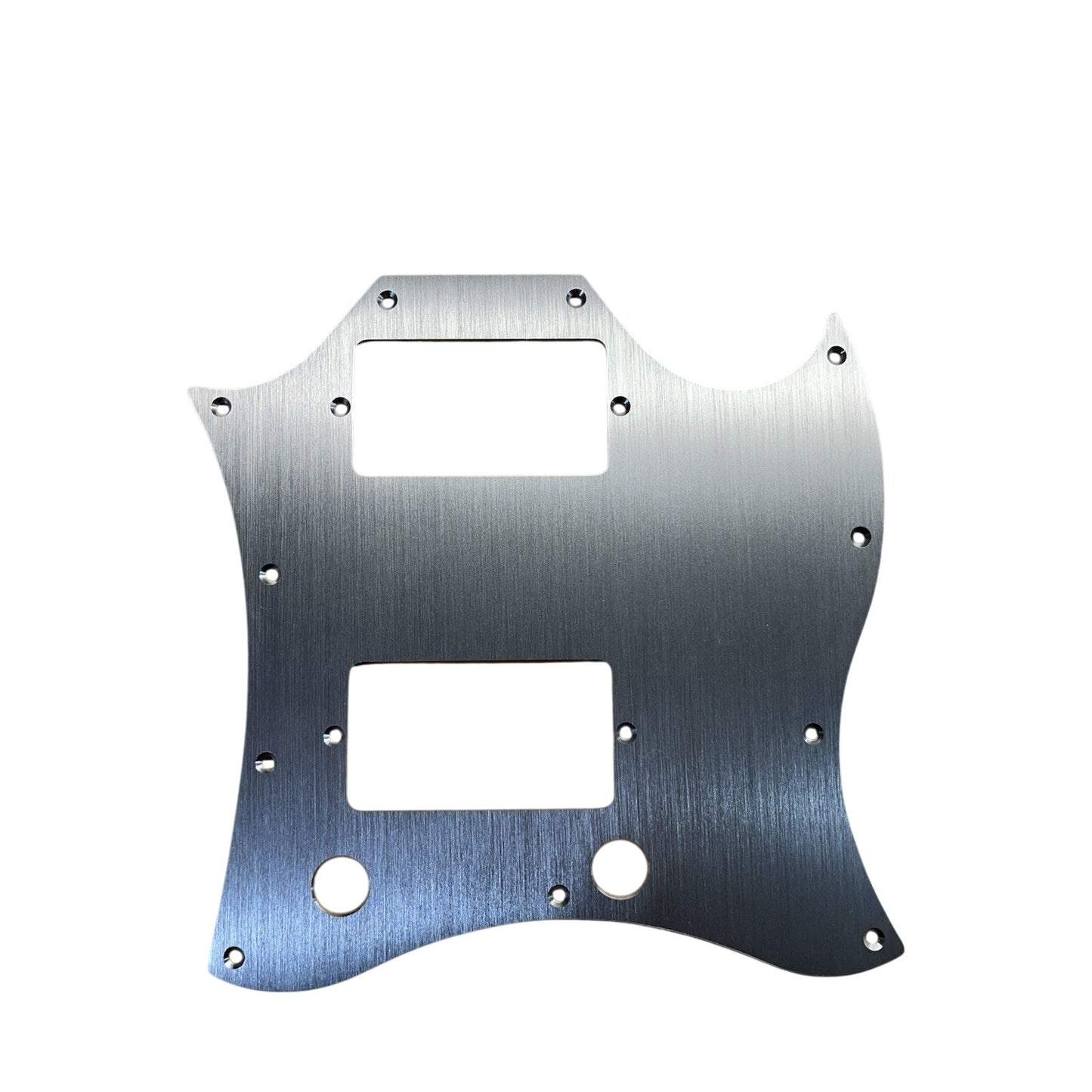 NEW GIBSON SG STANDARD BRUSHED ALUMINUM SILVER REPLACEMENT GUITAR PICKGUARD