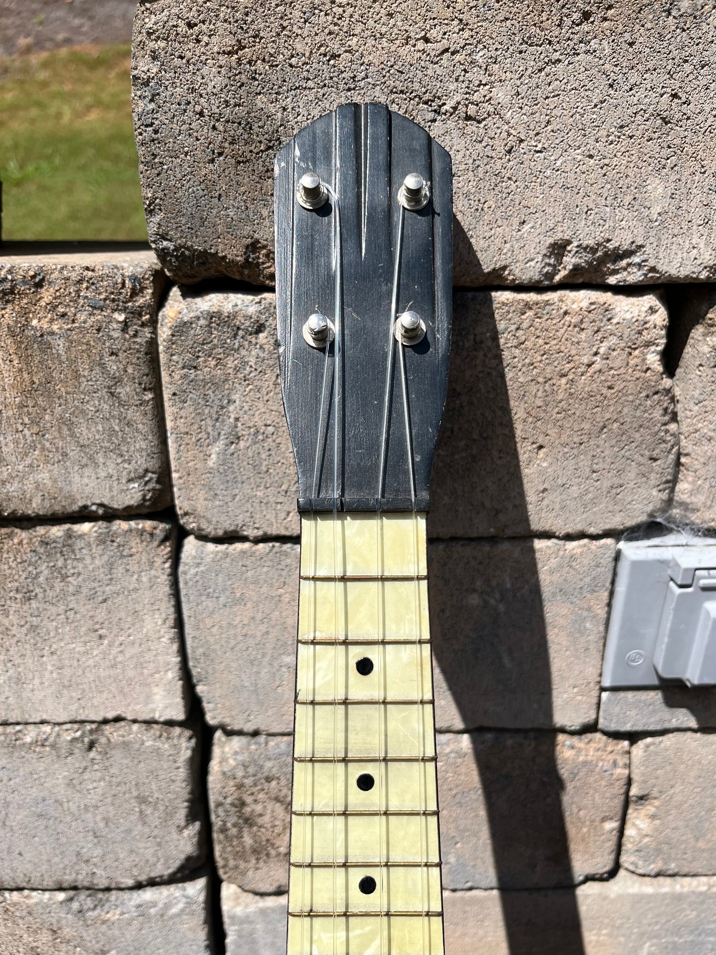 Vintage Carson J Robison Cowboy Stencil’d Ukulele