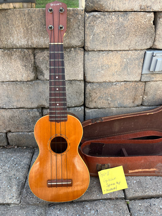 Vintage Gibson Style 2 Spruce Top Ukulele 1930’s