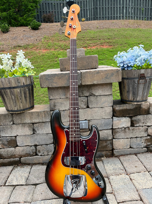 Vintage 1965 Fender American Jazz Bass Guitar