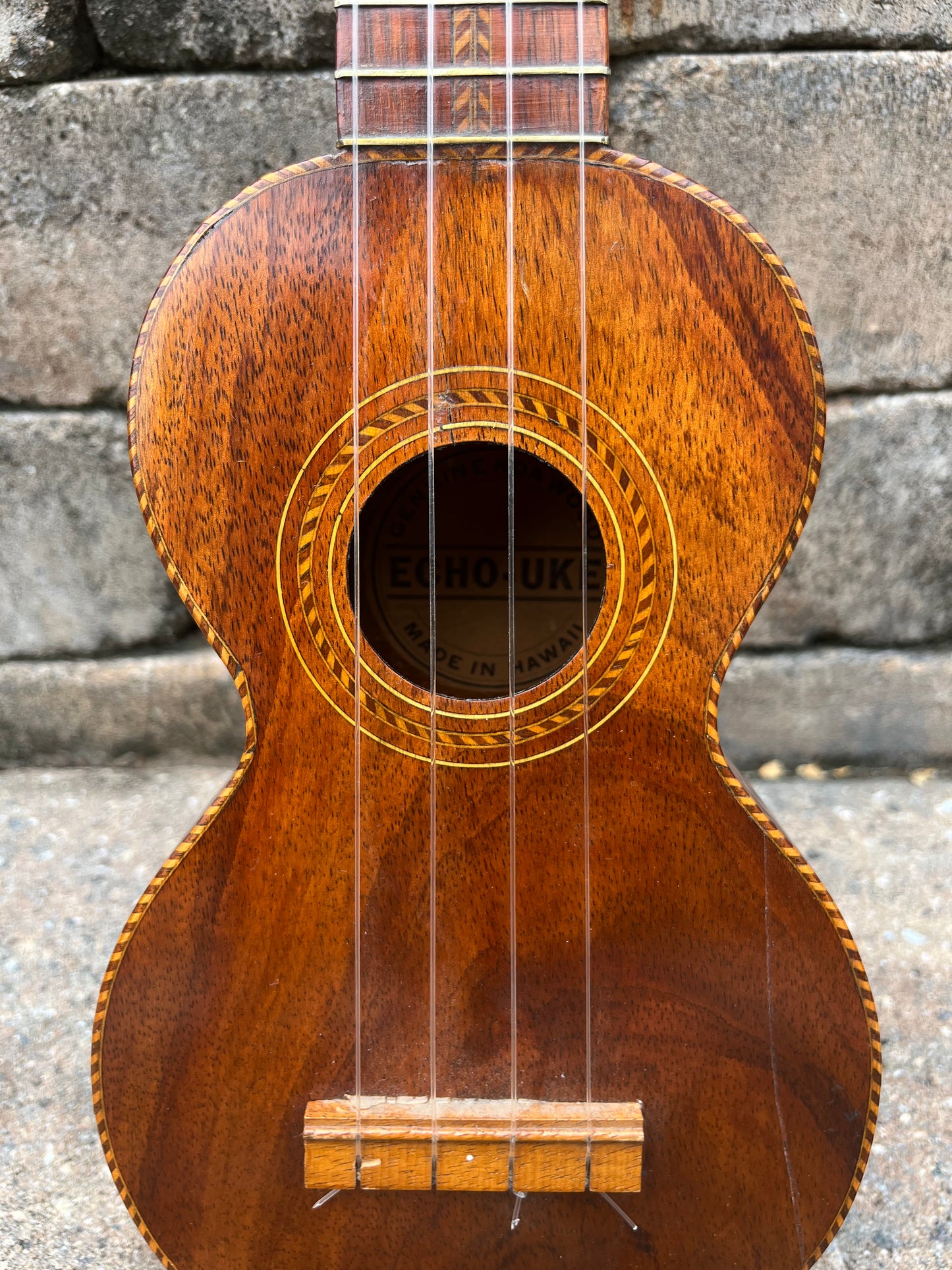 Vintage 1920’s Echo Koa Ukulele Hawaiian