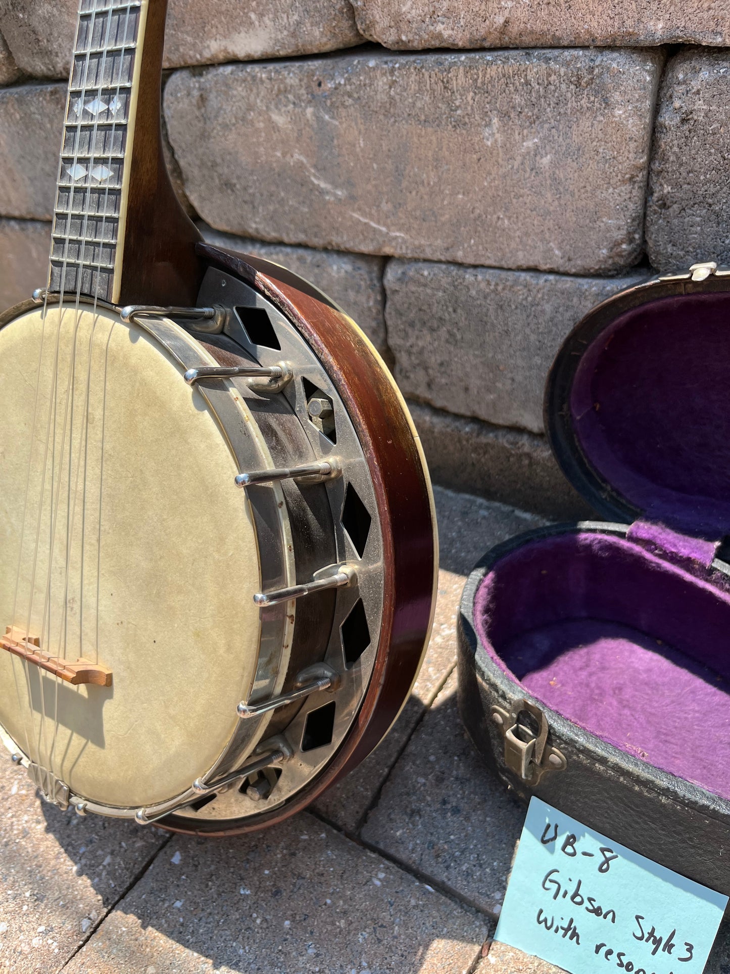 Vintage Gibson Ukulele Banjo Style 3 with Resonator
