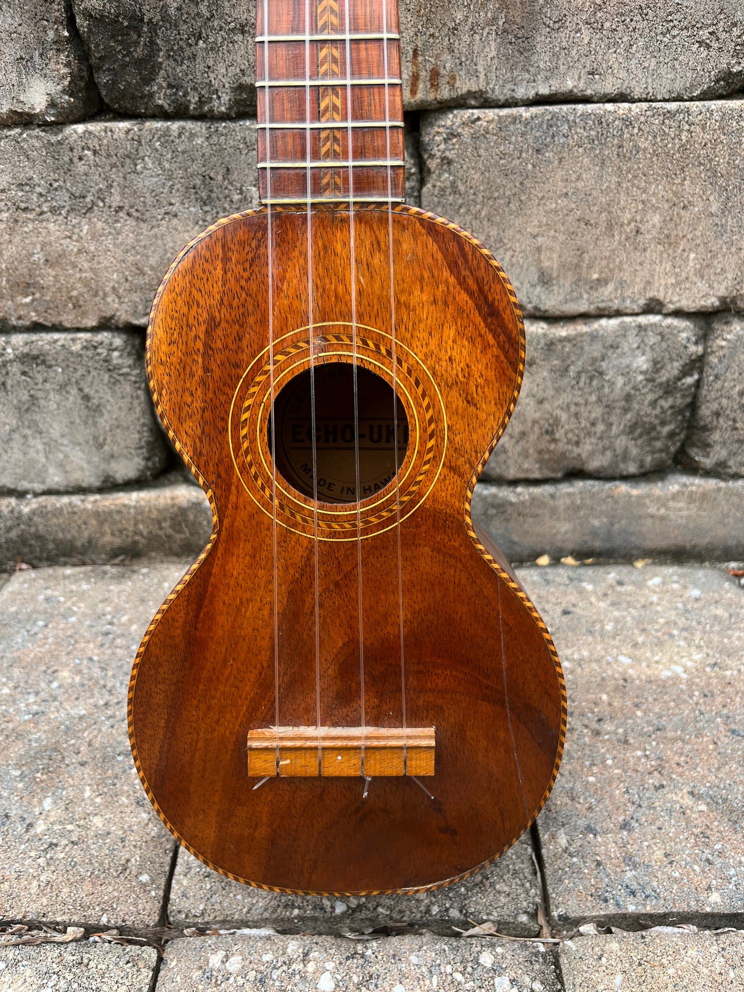 Vintage 1920’s Echo Koa Ukulele Hawaiian