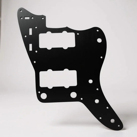 New Fender Black Brushed Anodized Aluminum Jazzmaster Electric Guitar Pickguard