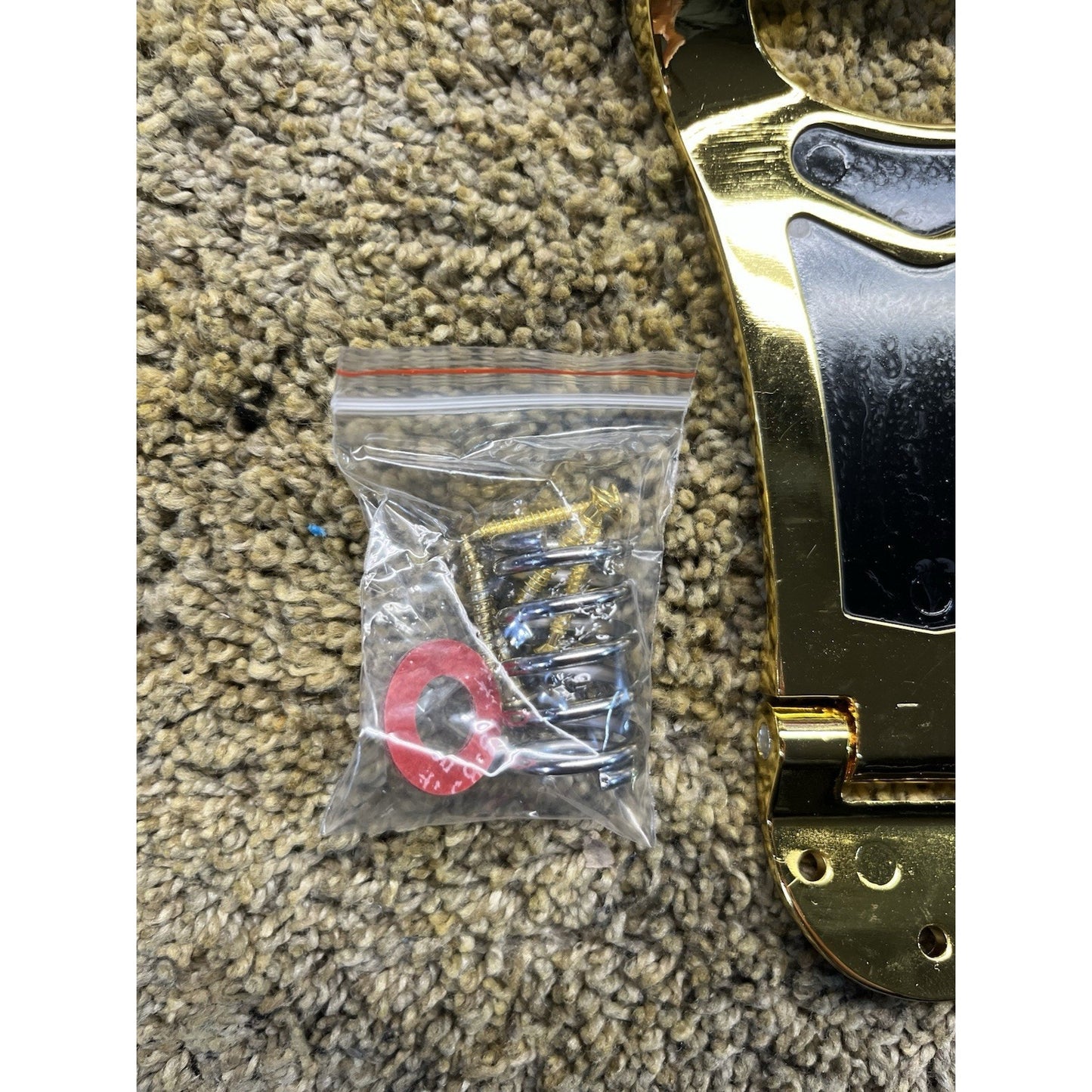 New Gold Bigsby Style Guitar Tail Piece With Hardware