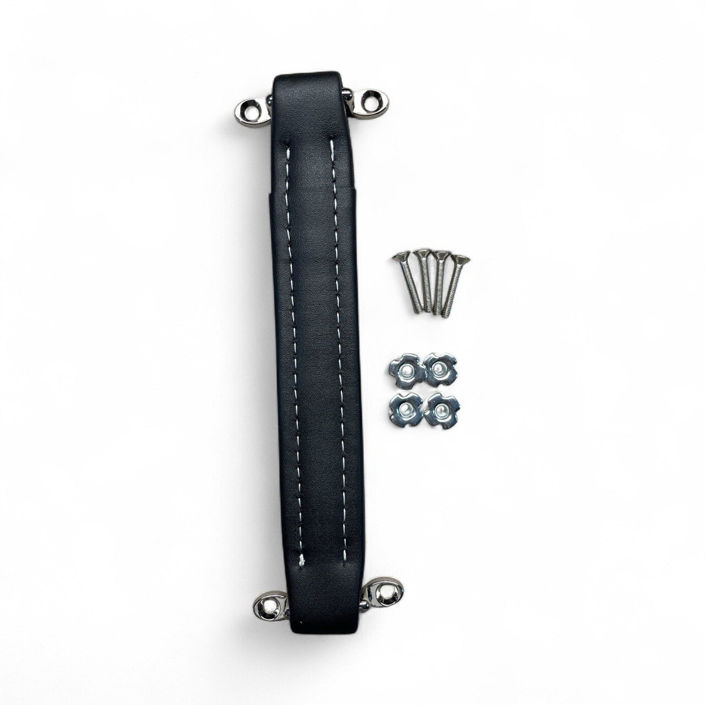New Leather 8inch Black Guitar Amplifier Replacement Handle With Hardware