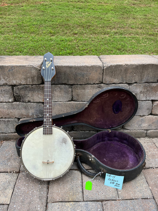 Vintage Gibson UB Trap Door Ukulele Banjo