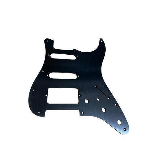 New Black Brushed Anodized Aluminum SSH Stratocaster Electric Guitar Pickguard