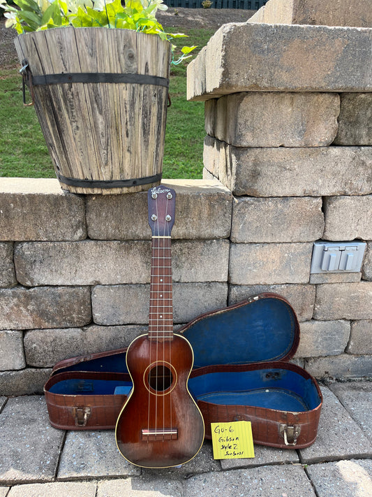 Vintage Gibson Style 2 Mahogany Ukulele 1930's