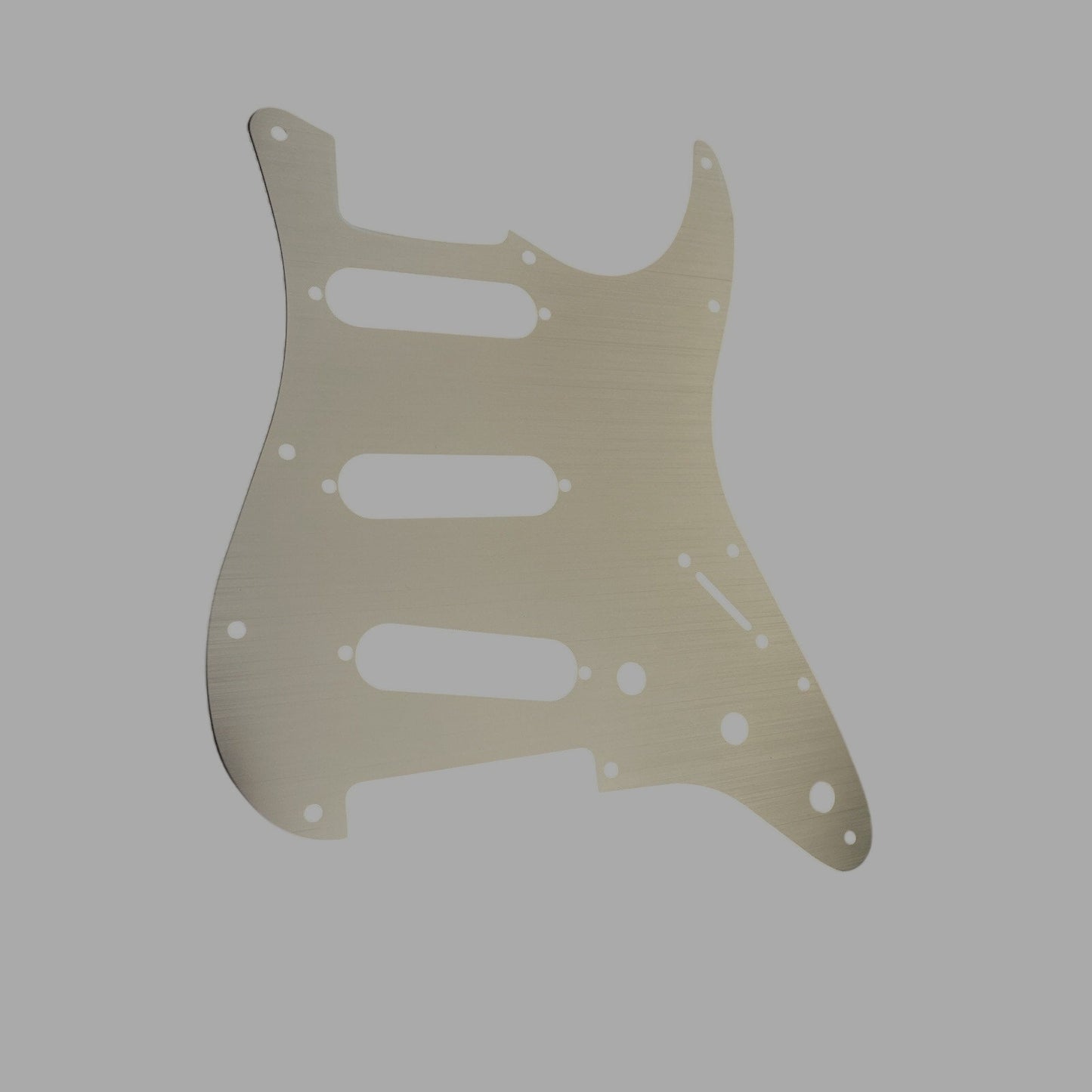 NEW GOLD BRUSHED ALUMINUM STRATOCASTER PICKGUARD STRAT REPLACEMENT US SHIP