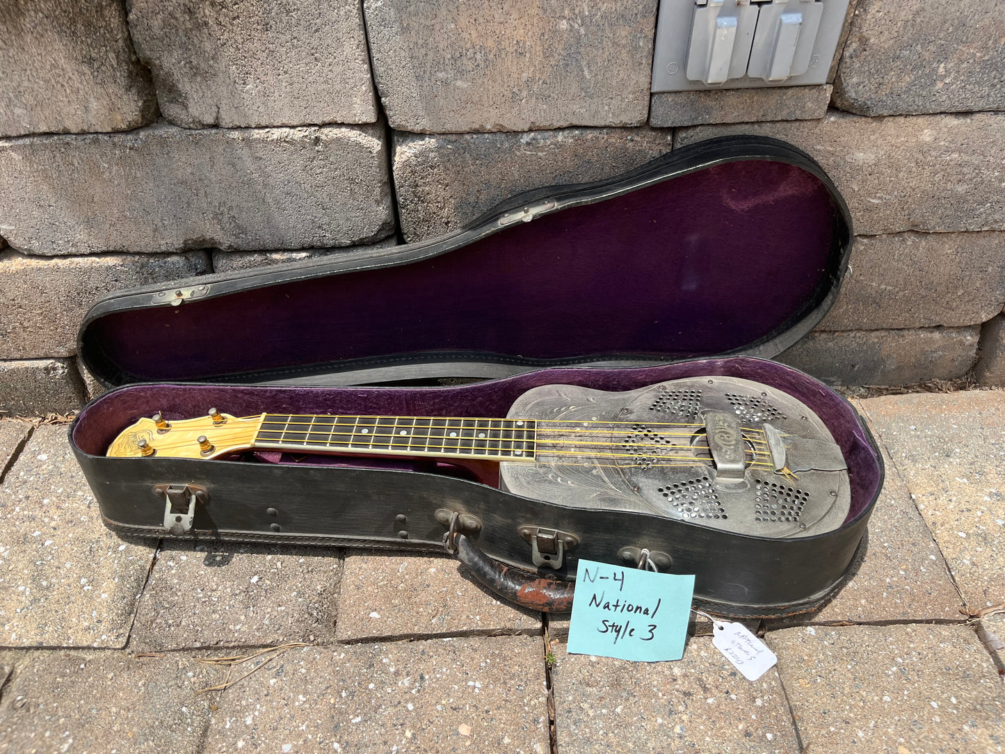 Vintage National Ukulele Style 3 Soprano Lilys of The Valley