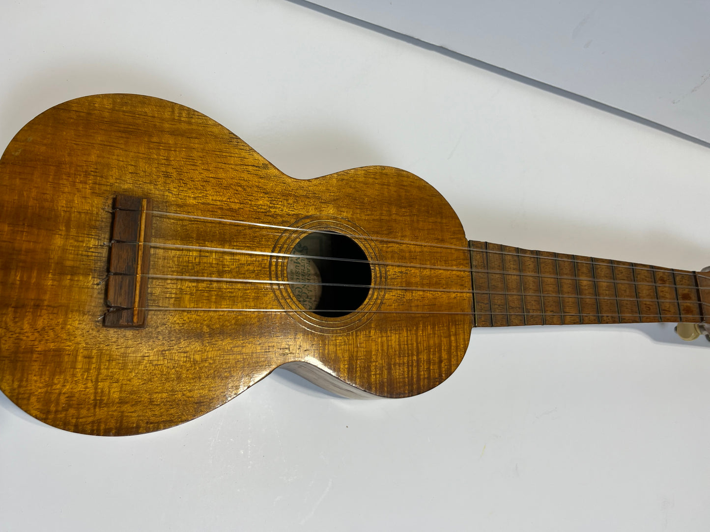 Vintage M Nunes Koa Hawaiian Ukulele