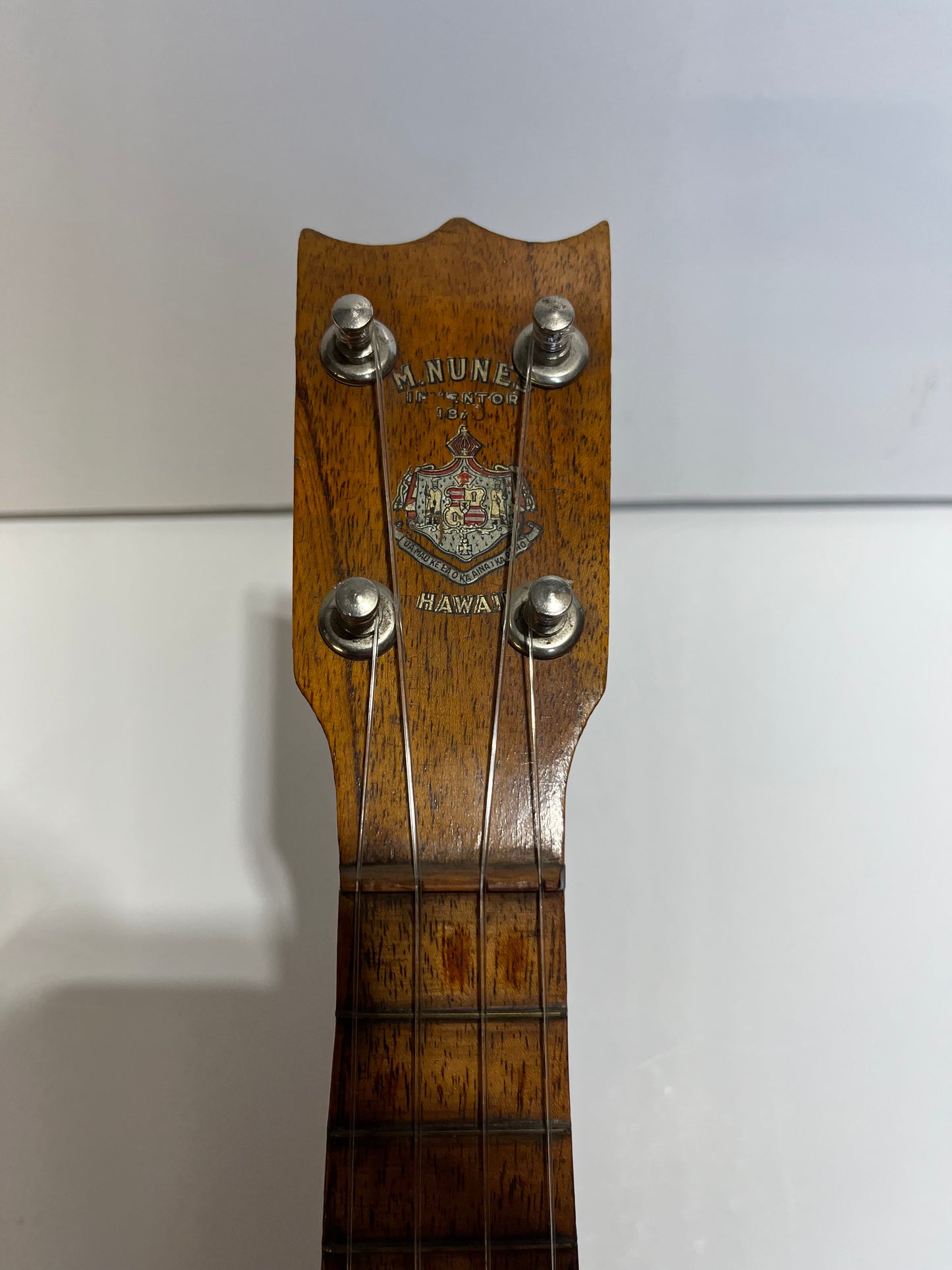 Vintage M Nunes Koa Hawaiian Ukulele
