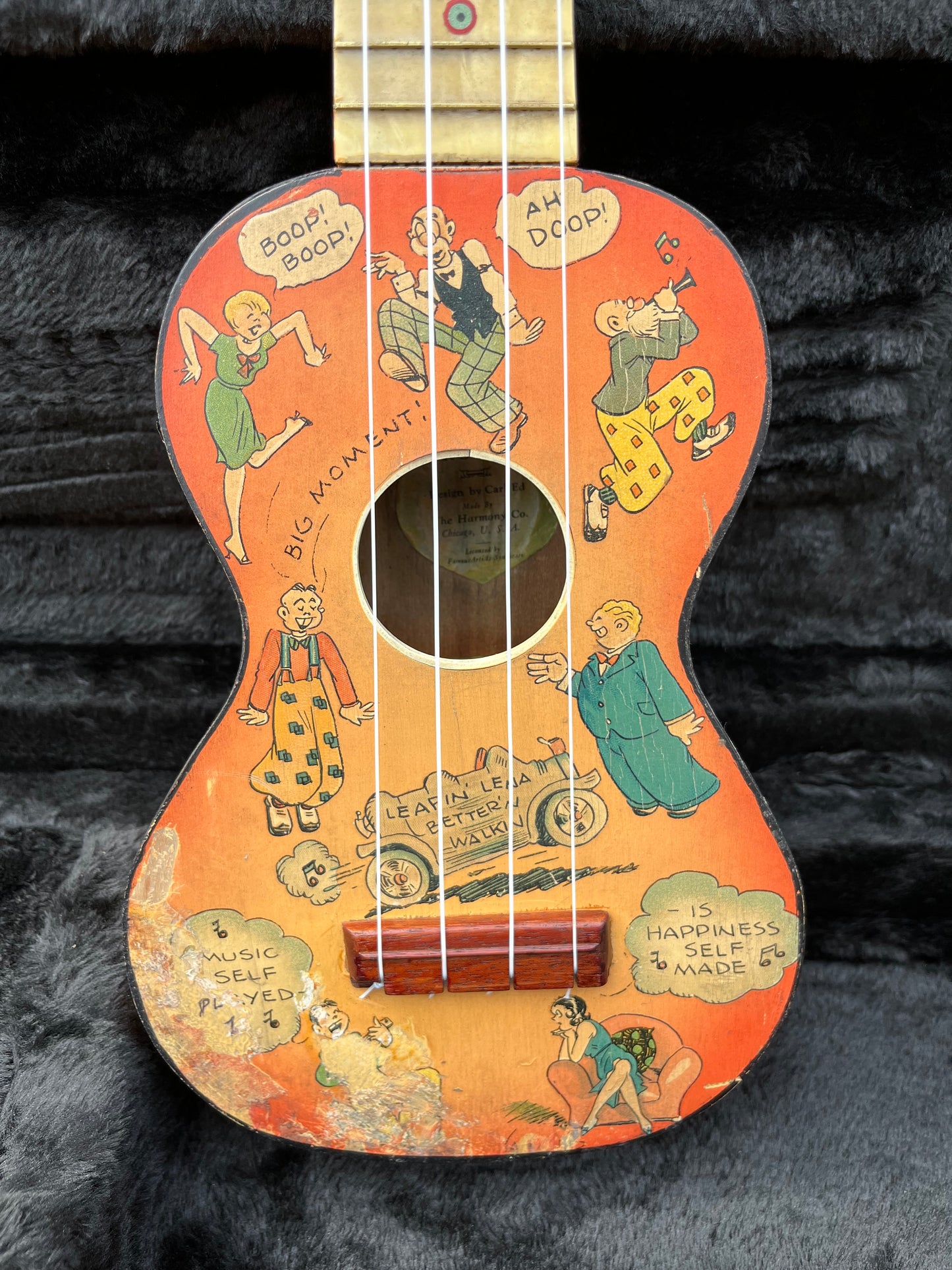 Vintage 1920’s Harmony Harold Teen Sunburst Ukulele