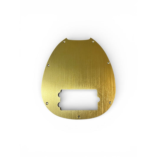 New Dark Gold Brushed Anodized Aluminum Music Man Stingray Bass Pickguard