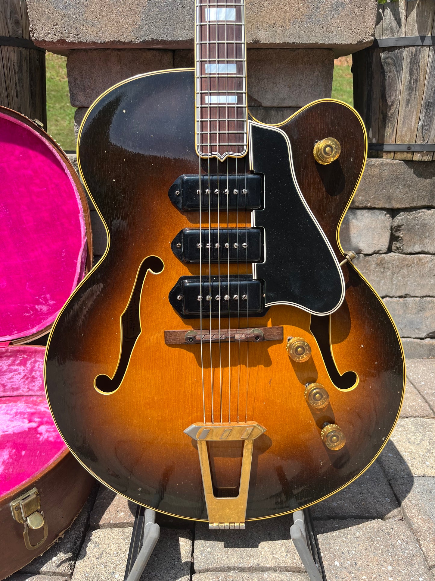 Vintage 1952 Gibson ES 5 Hollow Body Guitar