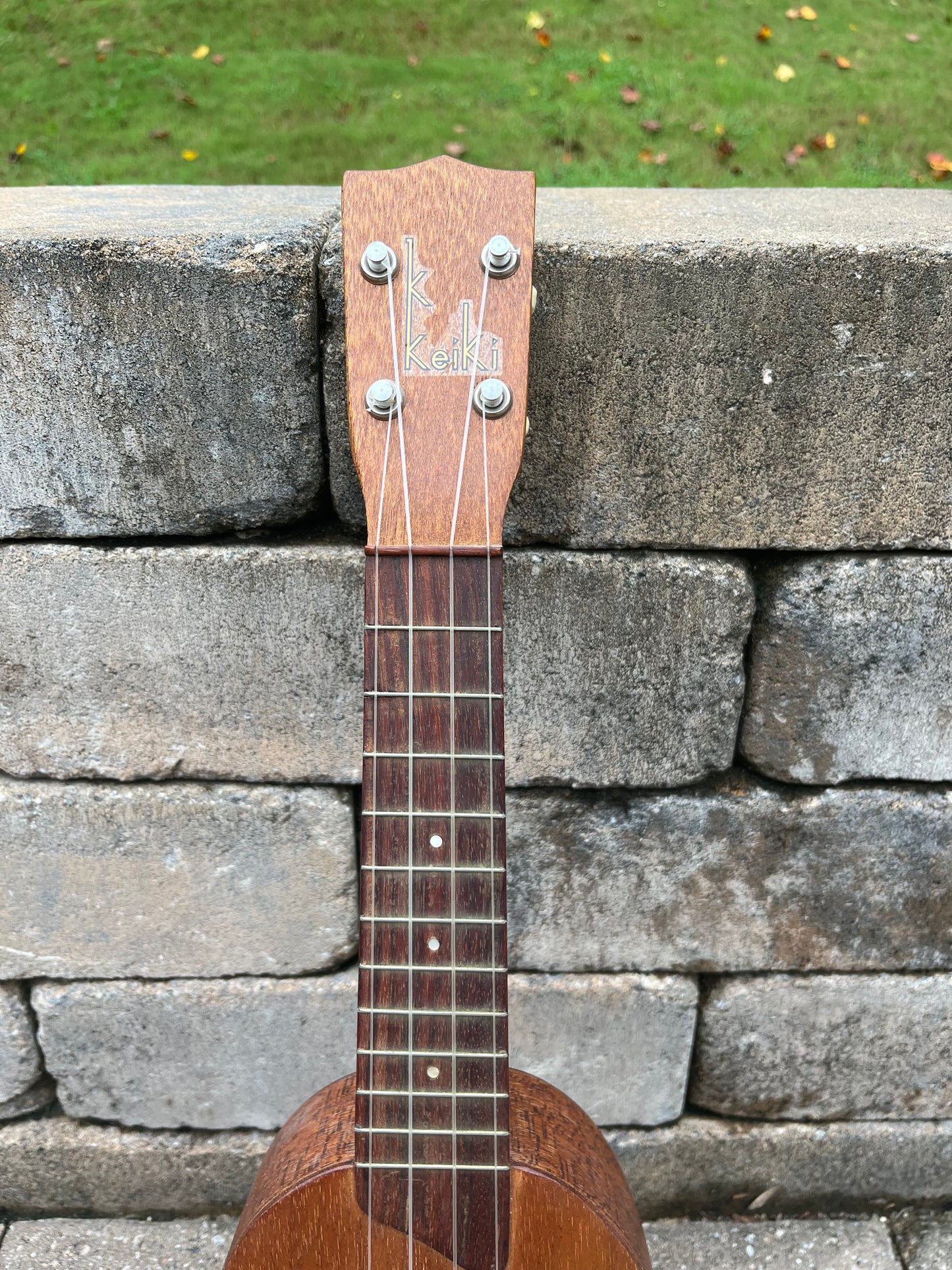 Vintage 1980s Kamaka Pineapple Mahogany Ukulele
