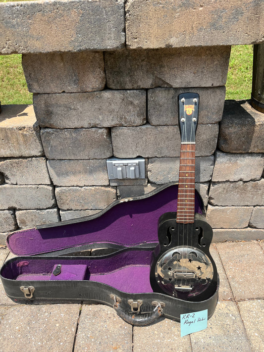 Vintage Dobro by Regal Stars and Moons Ukulele