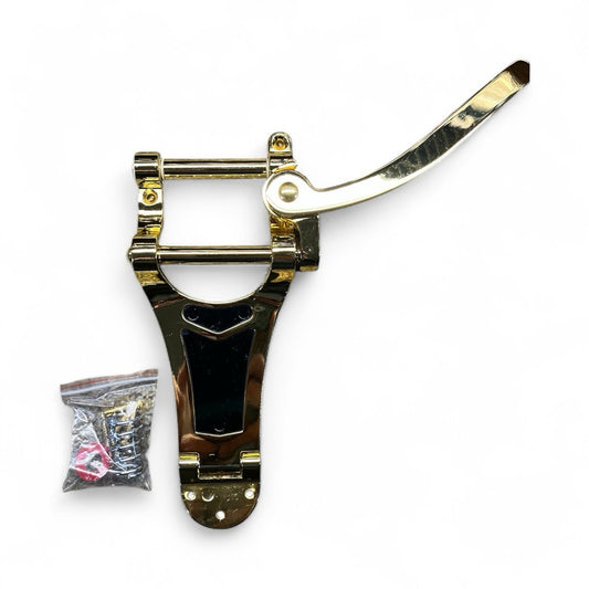 New Gold Bigsby Style Guitar Tail Piece With Hardware