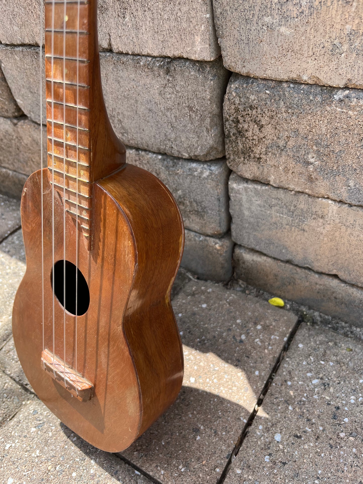 Vintage 1920’s 1930’s No Name Foreign Arched Back Soprano Ukulele