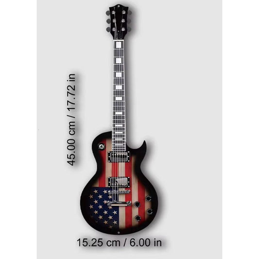 New L P Electric Guitar American Flag Sign