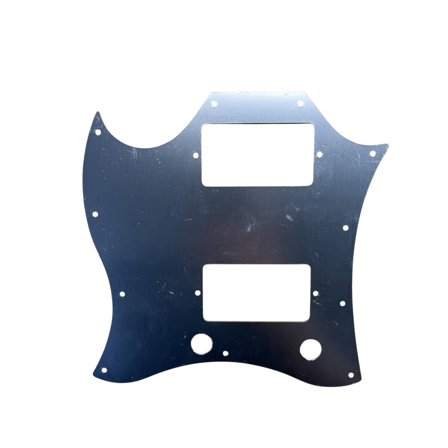 NEW GIBSON SG STANDARD BRUSHED ALUMINUM SILVER REPLACEMENT GUITAR PICKGUARD
