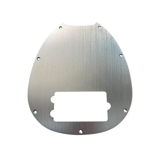 New Silver Brushed Anodized Aluminum Music Man Stingray 4 String Bass Pickguard