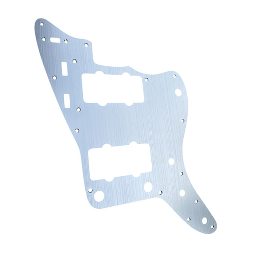 NEW FENDER JAZZMASTER SILVER ALUMINUM REPLACEMENT PICKGUARD USA SHIP