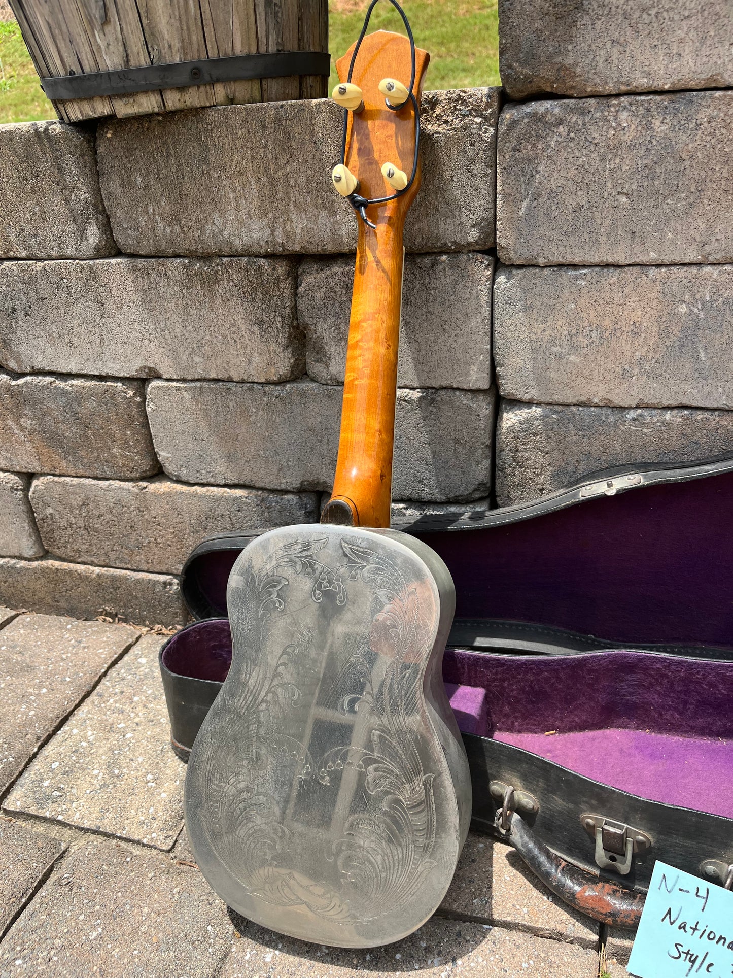 Vintage National Ukulele Style 3 Soprano Lilys of The Valley